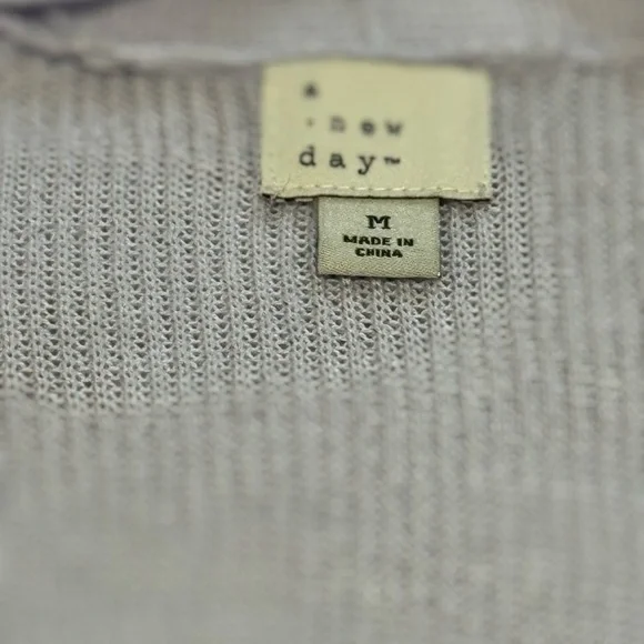 a new day Long Cardigan Color Lavender/light purple Size M - Picture 2 of 5